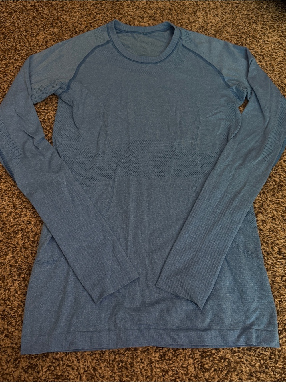 lululemon athletica Women's Long-Sleeve Crewneck Tee - Slate Blue